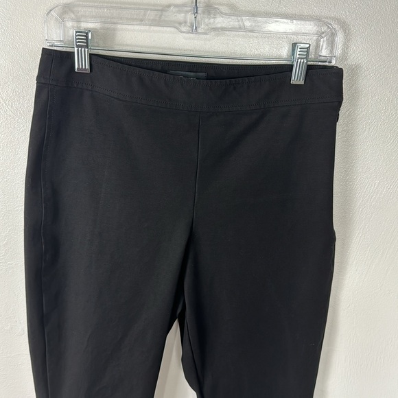 Theory Stretch Slim Leg Cropped Pant Women's 6 Black Inseam 26" EUC - Picture 4 of 10
